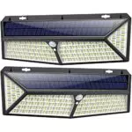 Kilponen Lampada Solare LED Esterno USB Ricaricabile 3500 Lumen IP65 Impermeabile