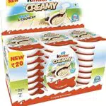 Kinder Creamy Milky & Crunchy - Snack Goloso con 24 Pezzi