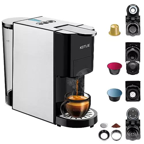 Macchina da Caffè Multifunzione per Nespresso, Lavazza, Dolce Gusto - Modello KOTLIE 5 in 1