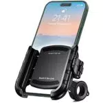 Supporto Cellulare Moto Universale con Rotazione 360° - Compatibile con iPhone e Huawei