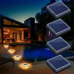 Luci Solari da Giardino - Lampada Solare LED da Esterno per Sentieri e Scale