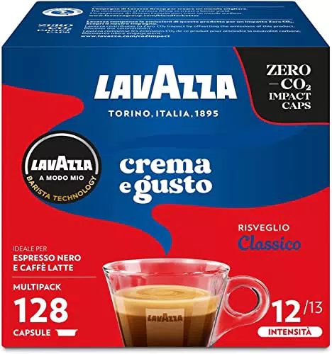 Lavazza A Modo Mio Crema e Gusto Classico Capsule Caffè Arabica e Robusta