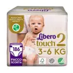 Libero, Pannolini Touch Open per Bambini, 240 Pannolini Taglia 5 per Bambini da 10-14 Kg