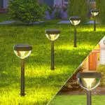 Linkind Luci Solari Esterno a 3 Modalità di Illuminazione IP54 Impermeabile