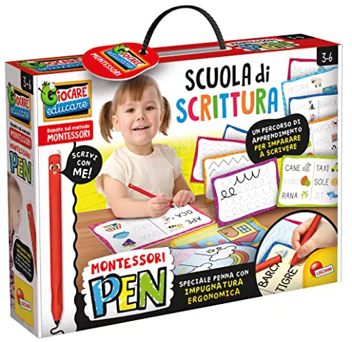 Lisciani Giochi - Montessori Pen per Scuola di Scrittura