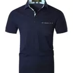 Polo Uomo Manica Corta Elegante LIUPMWE - Camicia Golf Sportiva Casual