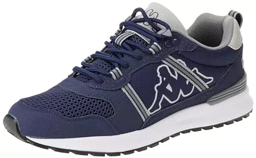 Logo Lino Sneakers Basso Uomo - Blue Marine-Grey