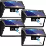 Luce Solare LED Esterno con Sensore di Movimento - Faretti Solari a LED IP65 Impermeabile