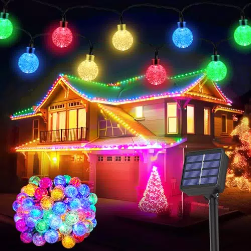 Luci Solari da Giardino Energia Solare per Esterno - 8 Modalità Luminose IP65 Impermeabile