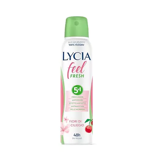 Deodorante Spray Lycia Feel Fresh ai Fiori di Ciliegio 150ml