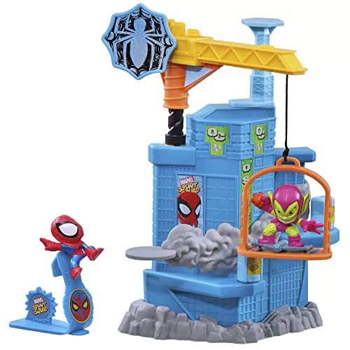 Hasbro Marvel Stunt Squad Playset con Spider-Man e Green Goblin
