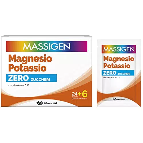 Massigen Magnesio e Potassio Senza Zuccheri - 24 Buste
