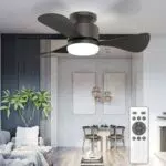 Ventilatore da Soffitto Mefine con Luce LED e Telecomando