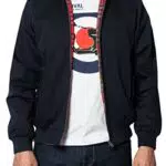 Merc of London Harrington Jacket Blu