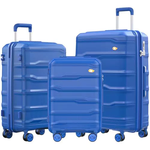 Set Trolley Rigida Spinner MGOB Espandibile con TSA Lucchetto