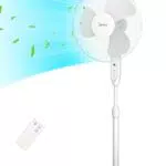 Ventilatore a Piantana Midea MFS400M0APW0 con Telecomando e Regolazione Altezza