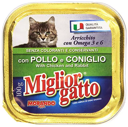MigliorGatto Vaschetta Pollo e Coniglio