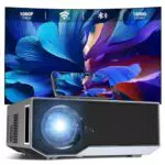 Mini Proiettore Full HD 1080P con 5G WiFi e Bluetooth - Portatile per iOS/Android/HDMI