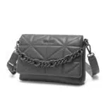 Borsa a Tracolla Miss Lulu in Pelle PU Morbida con Cinturino Largo