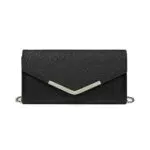 Miss Lulu Pochette da Donna in Pizzo Floreale con Tracolla a Catena