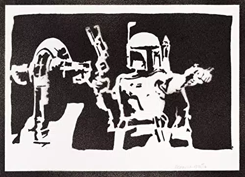 Poster Handmade Moreno-Mata Graffiti Film ST. WA. - Quadri Moderni Parete
