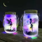 Lanterne Solari da Esterno Mostof - Modello Il Fata Farfalla - Luci Solari Giardino Impermeabili IP44