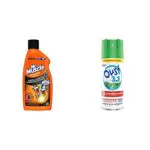 Mr Muscle Gel Stura Scarichi + Oust 3 in 1 Spray Elimina Odori