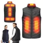 Mrrihand Gilet Riscaldato con 9 Zone Riscaldate per Uomo e Donna - 3 Livelli di Temperatura