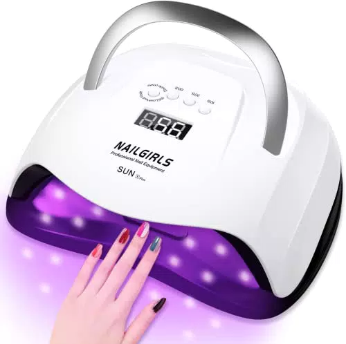 Lampada LED UV Nailgirls 168W con Timer e Display LCD