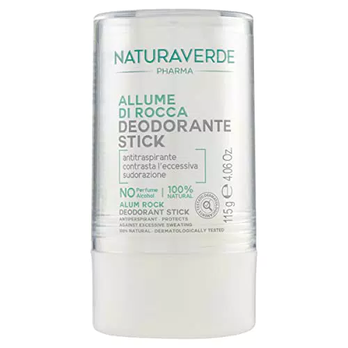 Naturaverde Deodorante Stick Allume di Rocca per Pelli Sensibili