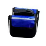 Borsa a Tracolla Doppia in Nylon per Bicicletta - Portapacchi Posteriore per Bagagliaio e Moto