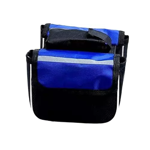 Borsa a Tracolla Doppia in Nylon per Bicicletta - Portapacchi Posteriore per Bagagliaio e Moto