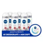 NIVEA Deodorante Roll On Dry Comfort e Cofanetto Crema Multiuso - Offerta Esclusiva