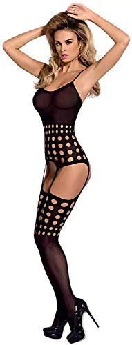 Obsessive Bodystocking Nero - Combinazione Intima Seducente