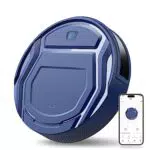 Mini Robot Aspirapolvere OKP K2 con WiFi/App e Sensore 360° - Ideale per Peli Animali e Pavimenti Duri