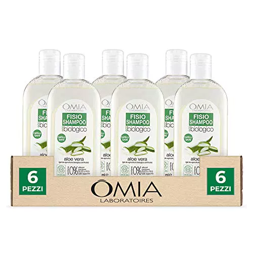 Omia Fisio Shampoo Idratante e Equilibrante con Aloe Vera - Senza SLES e PEG