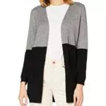 Cardigan Donna Only Long Knitted Grigio