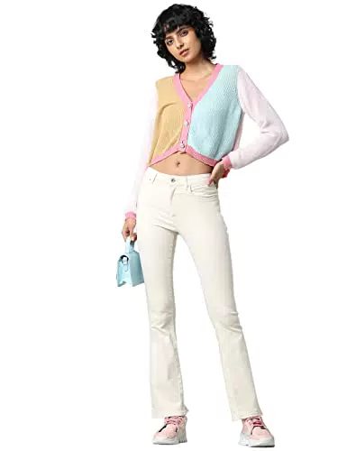 Only - Jeans Donna Mid Flared - Life - Dot019
