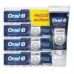 Oral-B Pro-Expert Advanced Dentifricio Sbiancante, Prevenzione Placca Batterica - Confezione da 4