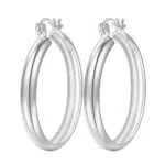 Orecchini a Cerchio in Argento Sterling da Donna S925 - Design Elegante