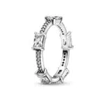 Anello Pandora Timeless in Argento Sterling con Zirconi Trasparenti