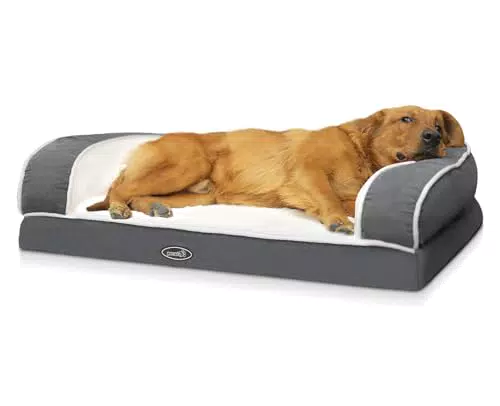 Divano Letto Pecute per Animali Domestici in Memory Foam a Forma di Uovo - XL
