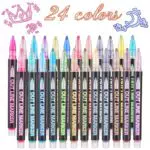 Penne Glitterate per Bambine: Pennarelli Glitter Magici Metallici - Idee Regalo Pasqua