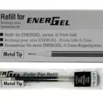 Pentel LR7 Ricarica per Penna Roller EnerGel 0,35 mm - Compatibile - Nero