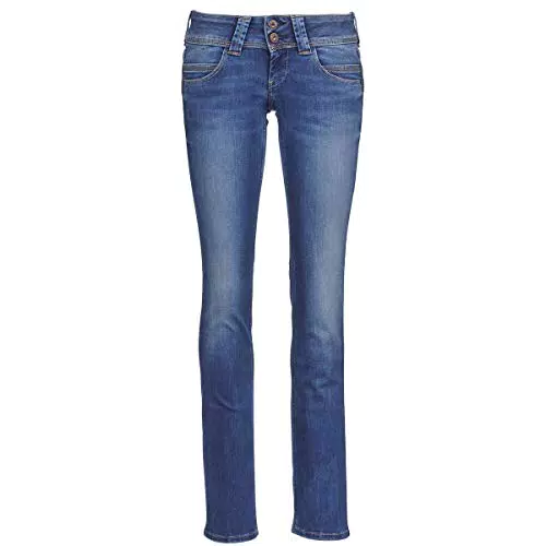 Pepe Jeans Venus Jeans a Vita Bassa Regular Fit da Donna