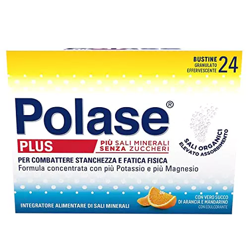 Polase Plus: Integratore Alimentare con Magnesio e Potassio, Gusto Arancia e Mandarino