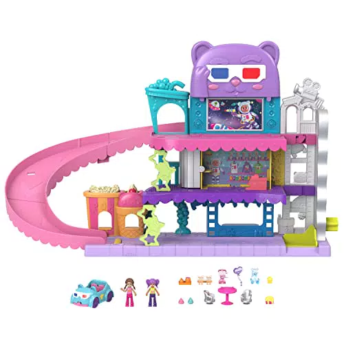 Polly Pocket Pollyville - Cinema all'aperto con Playset Drive-in e Accessori