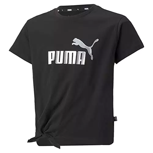 PUMA Ess+ Logo Knotted Tee Girl's