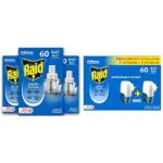 Raid Liquido Elettrico Antizanzare Comuni e Tigre, Tripla Ricarica, Inodore