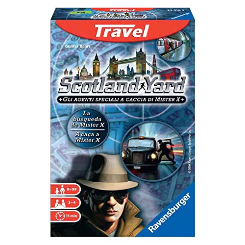 Ravensburger Italy - Scotland Yard Gioco da Viaggio per Bambini e Adulti